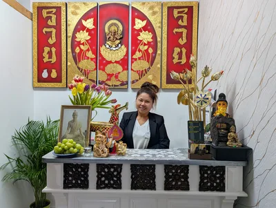 Einladender Empfangsbereich bei Kean Nakhon – Thai-Massage in Geesthacht